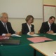 Marco Mascia, Burgi Volgger, Josef Siegele und Vittorio Gasparrini, Koordinator des Italienischen Ombudsman-Instituts