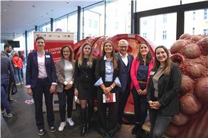 La rappresentanza delle Difese civiche e dei pazienti dell'Euregio alla Giornata delle porte aperte di Innsbruck.