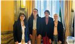 (Da sx.) Alessandra Orlandi, Veronika Meyer, Maddalena Travaglini e Priska Garbin. (Foto: Difesa civica)