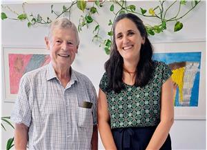 (da sx) Werner Palla e Veronika Meyer. (Foto: Difesa civica)