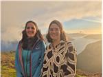 Incontro tra Difensore civiche alle Isole Faroe: da sx,Veronika Meyer e Hanna Vang. (Foto: Difesa civica)