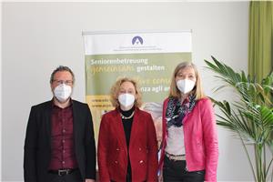 Foto (von rechts nach links): Martina Ladurner, Gabriele Morandell, Oswald Mair